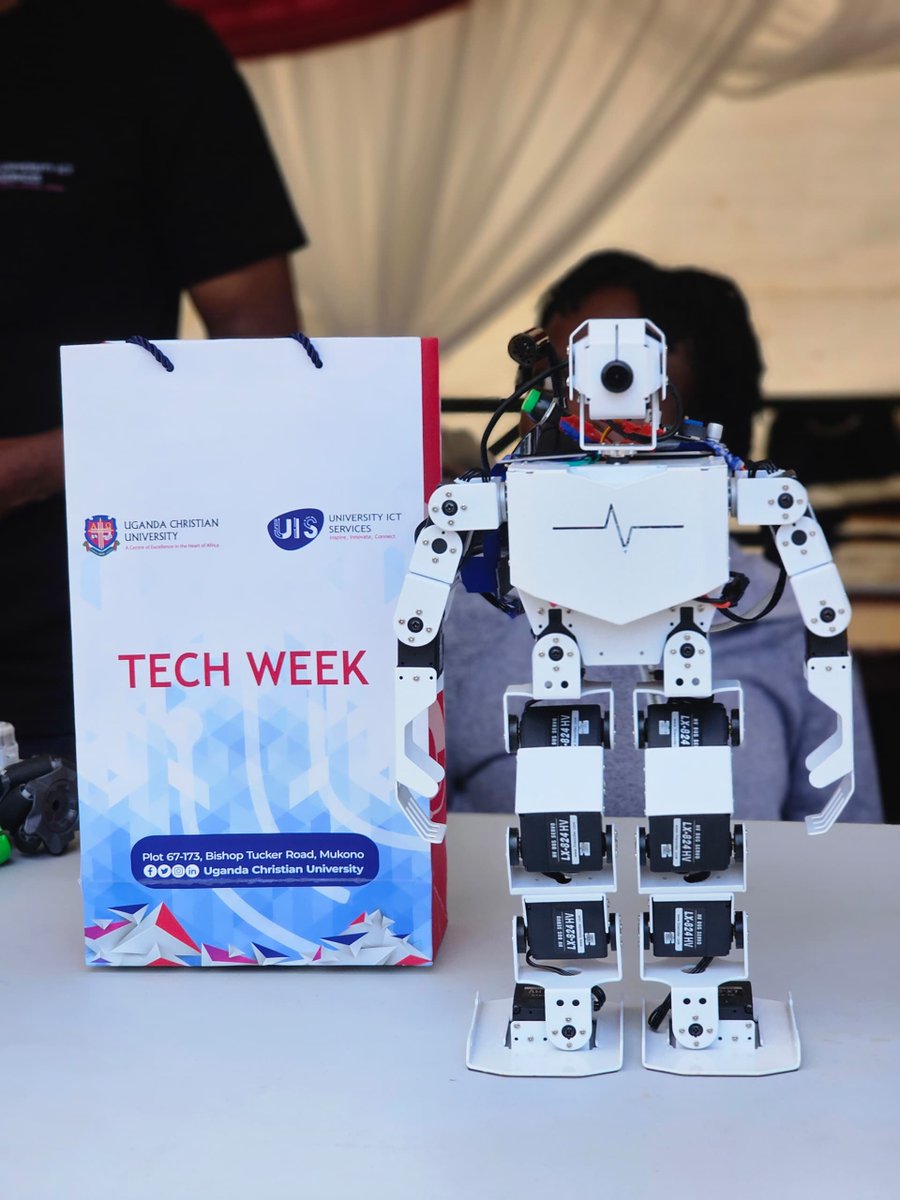 UcuKampala's tweet image. Yesterday, we were pleased to join @ucu_uis at the Exhibition Tent in celebration of Tech Week. It was a valuable opportunity to engage with robotics and various other innovations. We extend our gratitude to the hosts for having us.