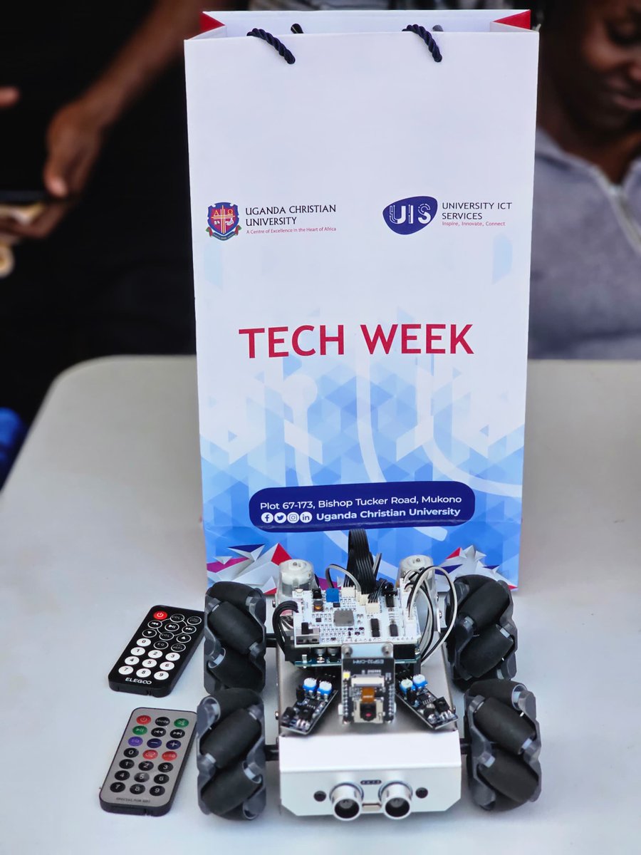 UcuKampala's tweet image. Yesterday, we were pleased to join @ucu_uis at the Exhibition Tent in celebration of Tech Week. It was a valuable opportunity to engage with robotics and various other innovations. We extend our gratitude to the hosts for having us.
