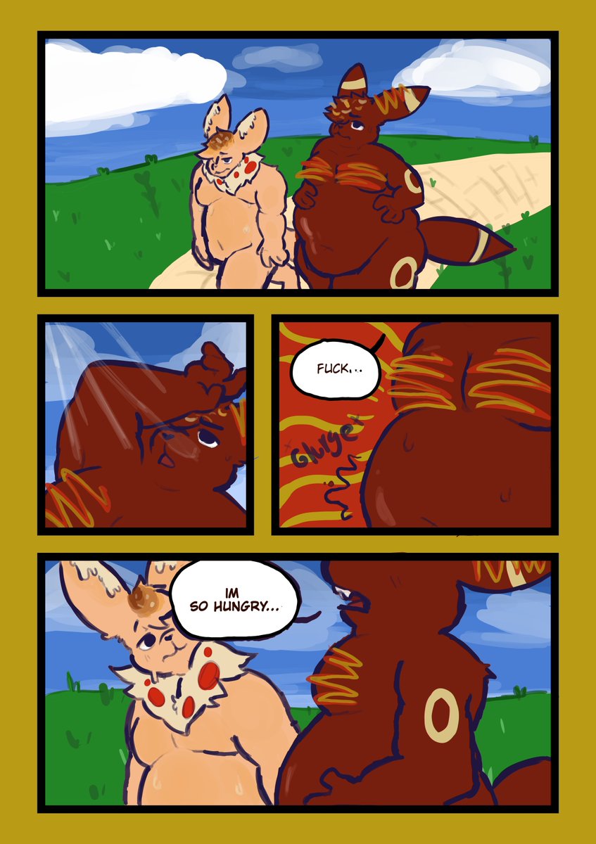 MCinkopeso's tweet image. the firts try in a wg comic
sunny day 1/5
#fatfur #fatfurry #fatfurs #belly