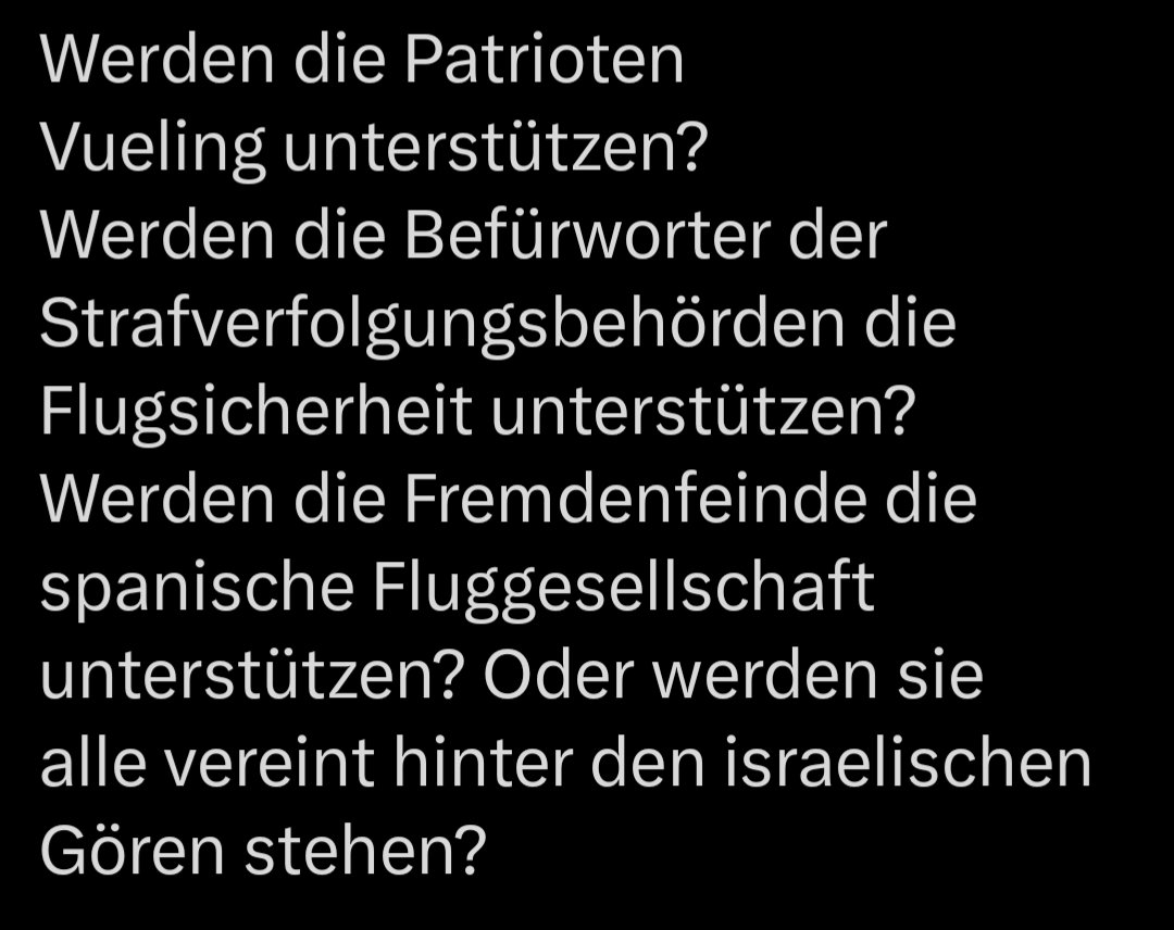 KattaTheLemur🎗️✡️ (@kattathelemur) on Twitter photo Der spanische Verkehrsminister bezeichnet die FRANZÖSISCHEN jüdischen Kinder als "israelische Gören" und ruft spanische #Patrioten auf die Fluggesellschaft <a href="/vueling/">Vueling Airlines</a> zu unterstützen. Der spanische Verkehrsminister bezeichnet die FRANZÖSISCHEN jüdischen Kinder als "israelische Gören" und ruft spanische #Patrioten auf die Fluggesellschaft <a href="/vueling/">Vueling Airlines</a> zu unterstützen.