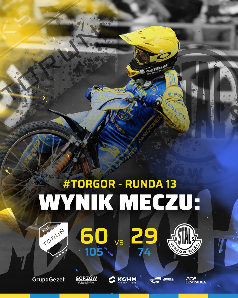 W Toruniu wysokie zwycięstwo gospodarzy...

#STALeRAZEM #TORGOR #PGEEkstraliga