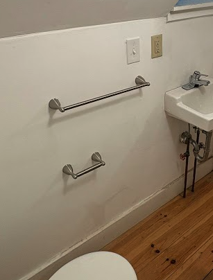 Most days our maintenance team blows me away with how beautifully they can rehab a 1900s rental unit on a budget. 

And then on occasion, they send me photos of completed work like this: