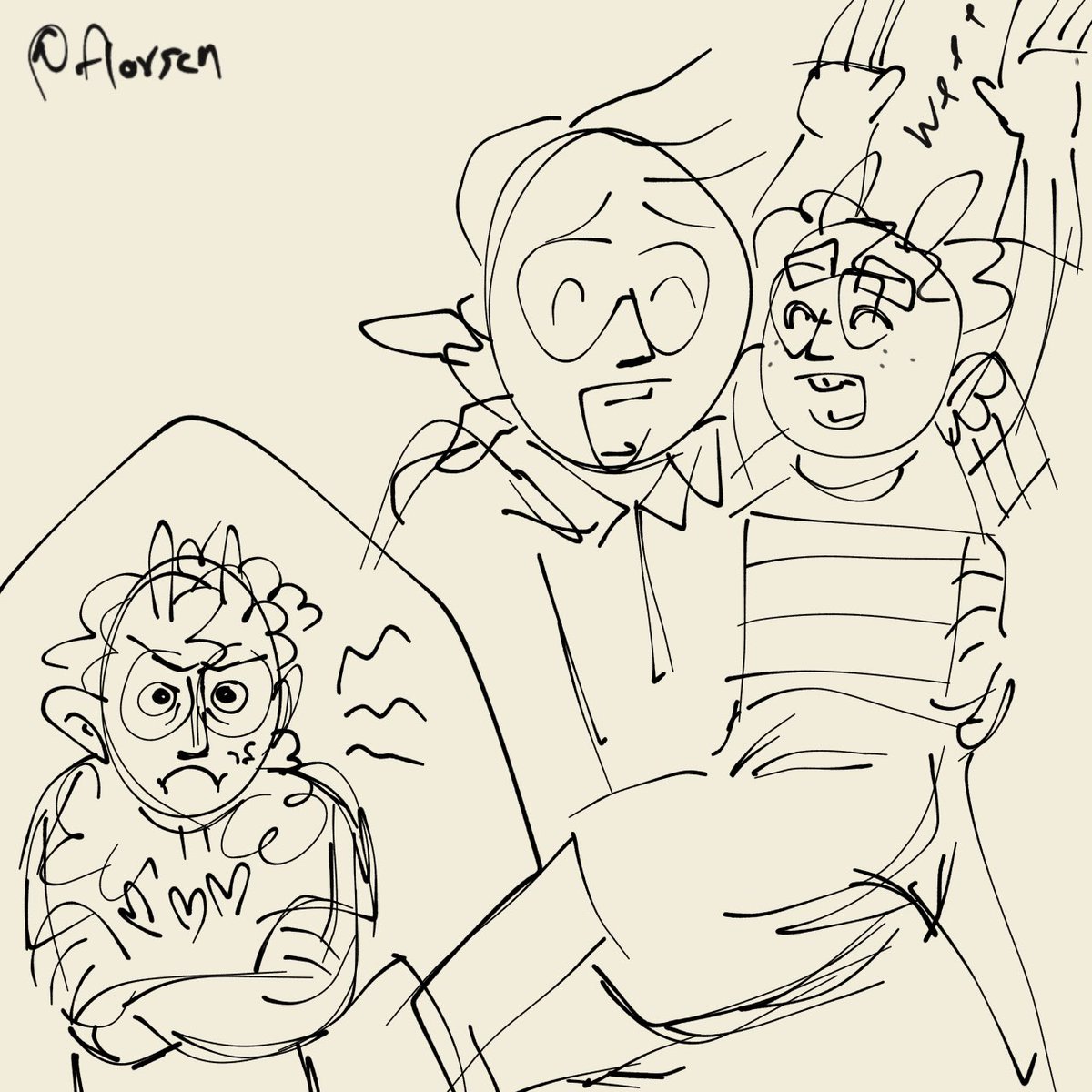 florscn's tweet image. qsmp doodles… AKA MY MISCLICKDUO FAMILY AGENDA #qsmpfanart