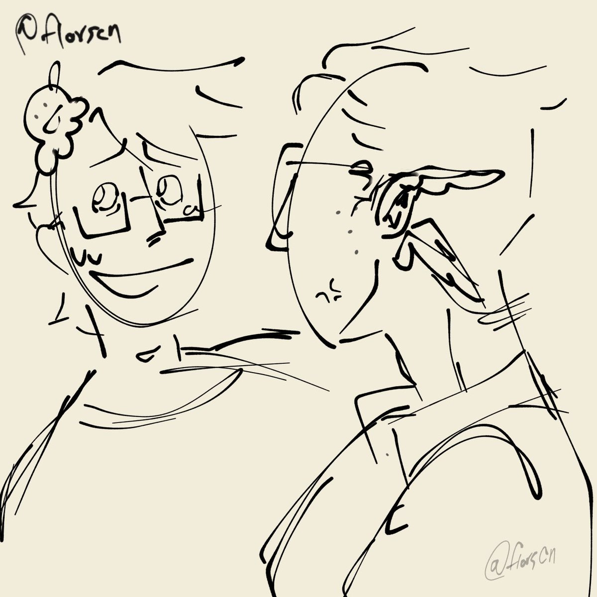 florscn's tweet image. qsmp doodles… AKA MY MISCLICKDUO FAMILY AGENDA #qsmpfanart