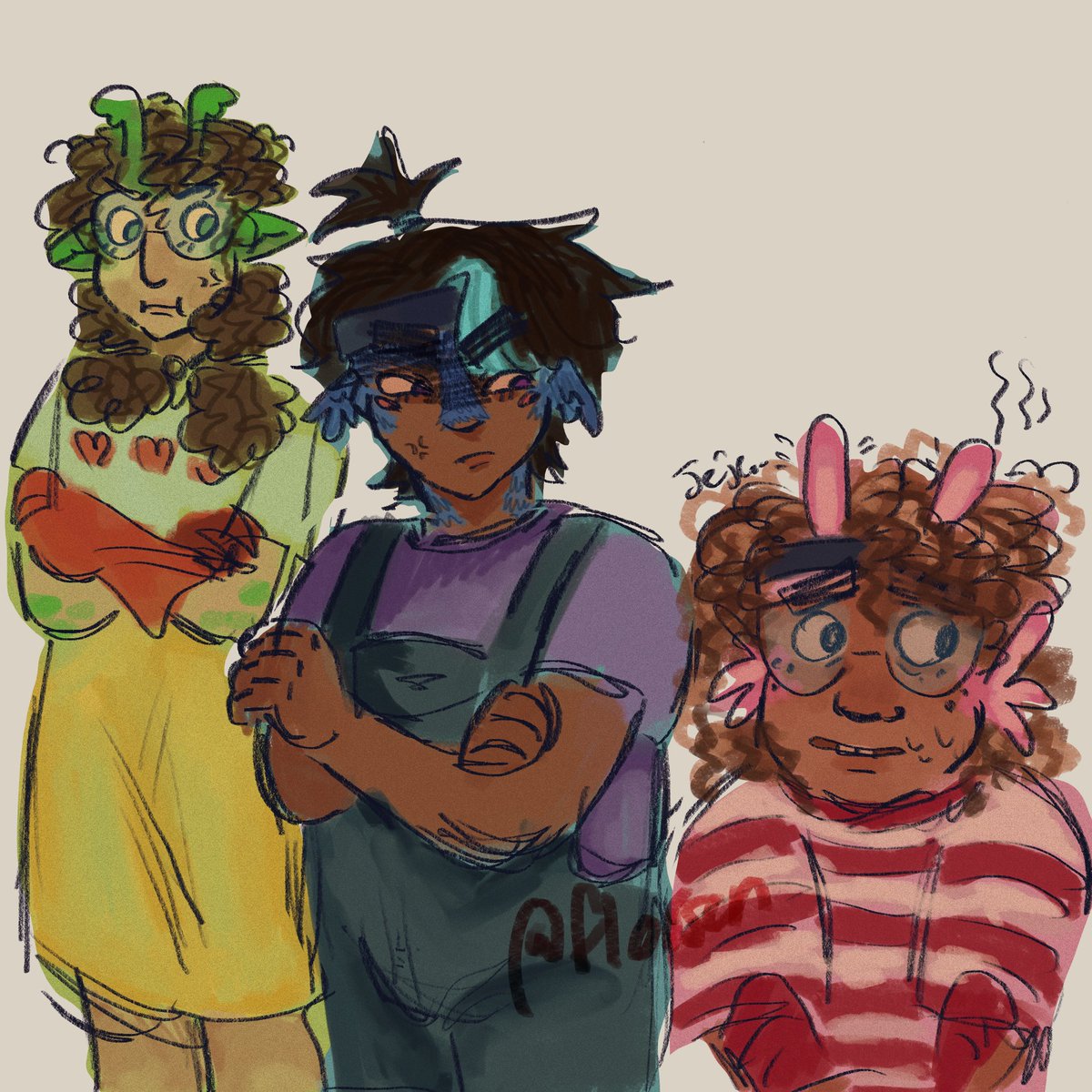 florscn's tweet image. qsmp doodles… AKA MY MISCLICKDUO FAMILY AGENDA #qsmpfanart