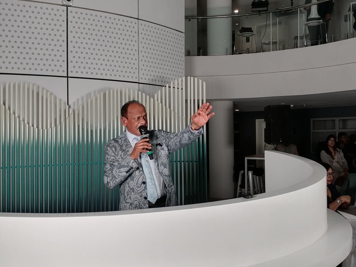 eThekwiniM's tweet image. City Manager, Musa Mbhele attended the roof wetting ceremony and launch of the Oceans Residential Apartments tonight. Developer and investor, Vivian Reddy led a spectacular launch of the North Tower amid an excited group of property owners, investors and stakeholders. Mbhele…