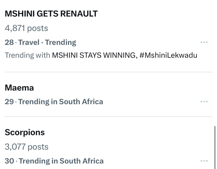 theminajwave's tweet image. Thank @Renault_SA for choosing Mshini