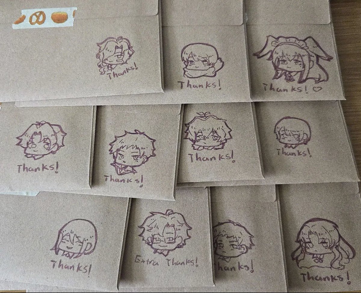 mnnti_illust's tweet image. mamiya cast thank you chibis!๐ฅจ
#ใใใค_FA