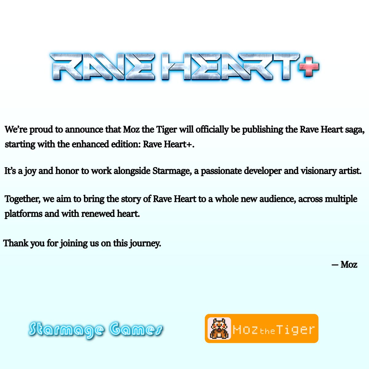 MozTheTiger's tweet image. Publishing Partnership Announcement
