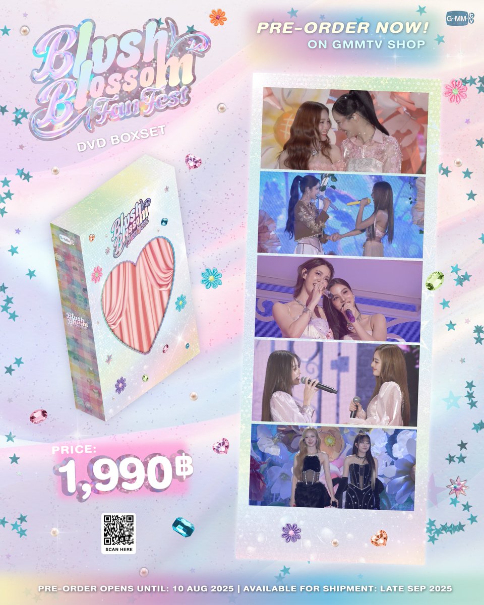 新品》GMMTV BLUSH BLOSSOM FAN FEST DVD BOX Blush Blossom Fan Fest 2025 : Boxset @ eThaiCD.com