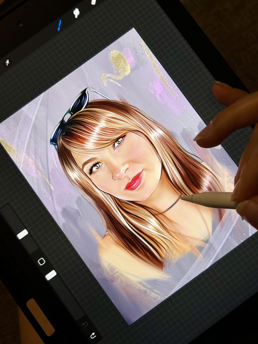 Stasya_NFT's tweet image. Today was a very productive drawing Friday βΊοΈ
I've been planning to replace my avatar for a long time, and I finally painted my portrait π©π»βπ¨