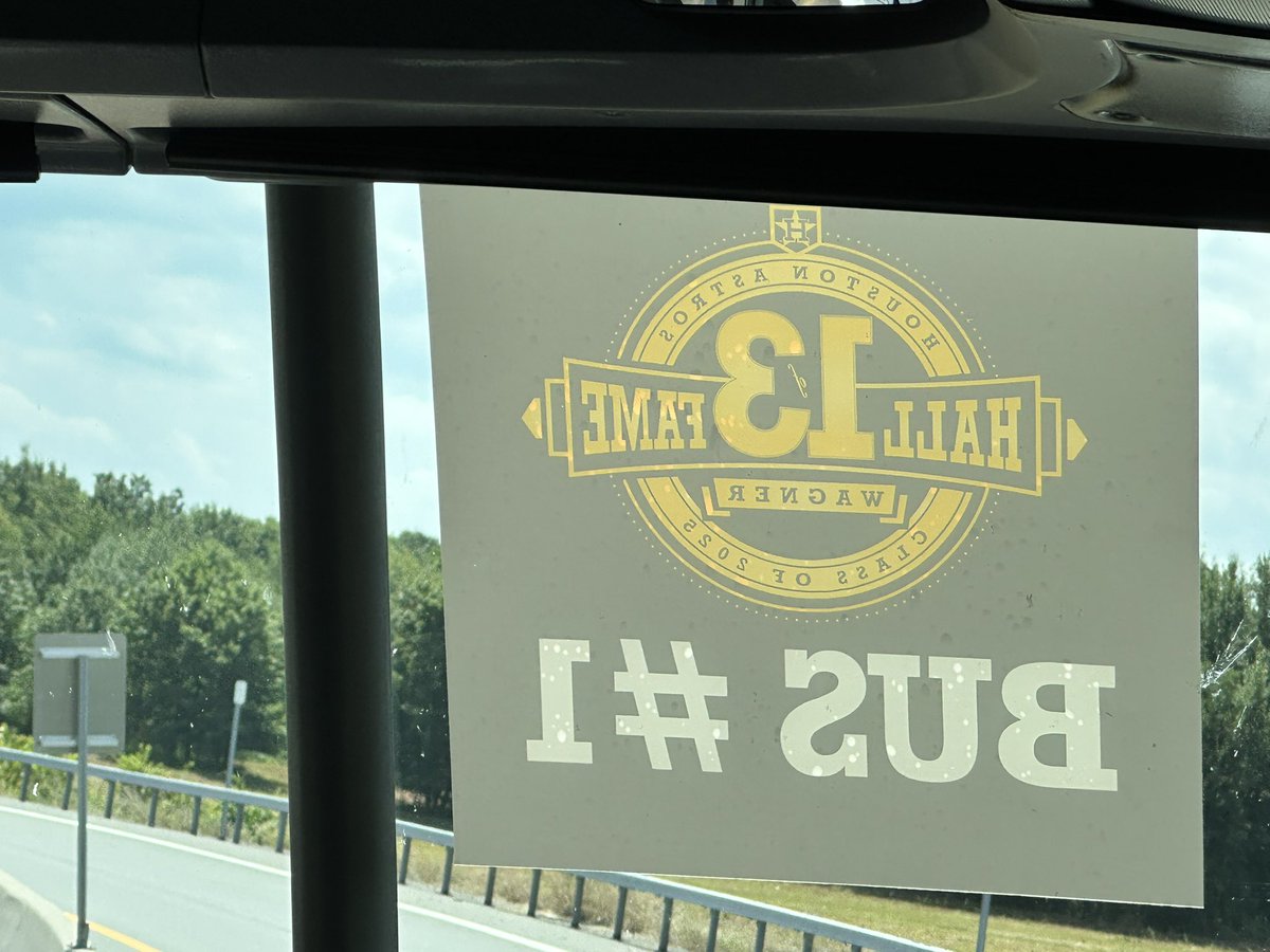 Larry Dierker, Shane Reynolds &amp; Lance Berkman are among the Astros greats on the team’s travel party heading to Cooperstown for Billy Wagner’s induction. Hall of Famers Craig Biggio &amp; Jeff Bagwell also are scheduled to attend.
The team’s travel group landed in Albany a bit ago.