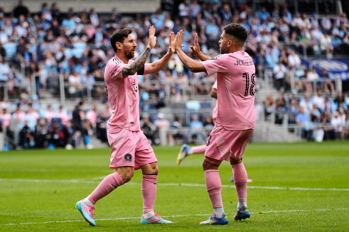 MessiandCo's tweet image. Beyond idiotic. MLS has suspended Messi and Alba for this weekend’s Inter Miami home game vs. Cincinnati after they skipped the All-Star Game.
Yes, MLS followed its rules to a T - but can we agree that punishing players in a way that affects real competition over a marketing…