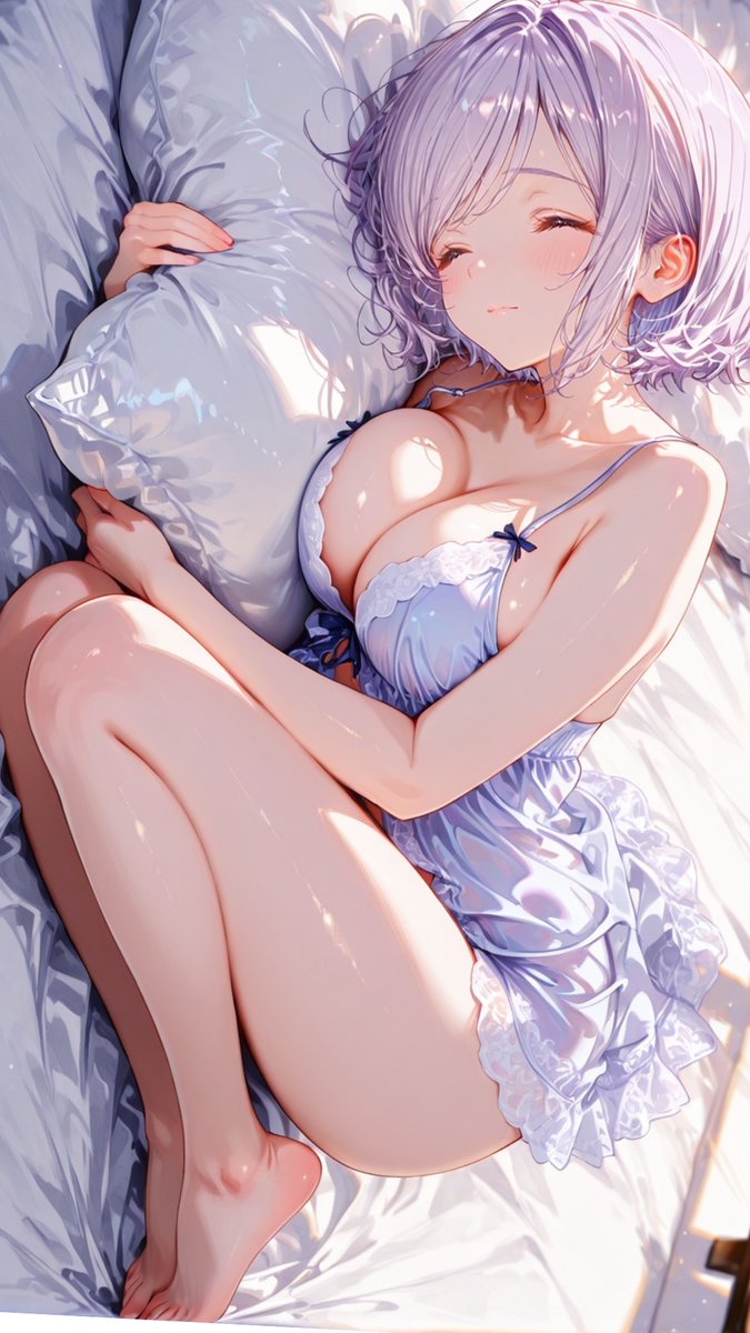 rui_aiart's tweet image. もうちょっとだけ…🐱💤