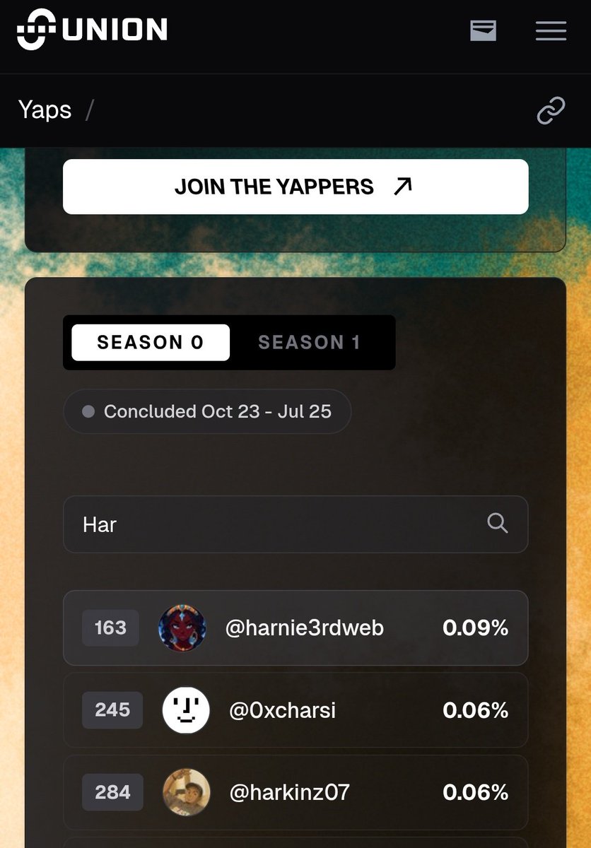 Harnie3rdWEB's tweet image. I'm not a new MadYapper🦈🐋
I was there for @union_build Szn 0
Here is my proof of participation
Zkgm
Pass it on