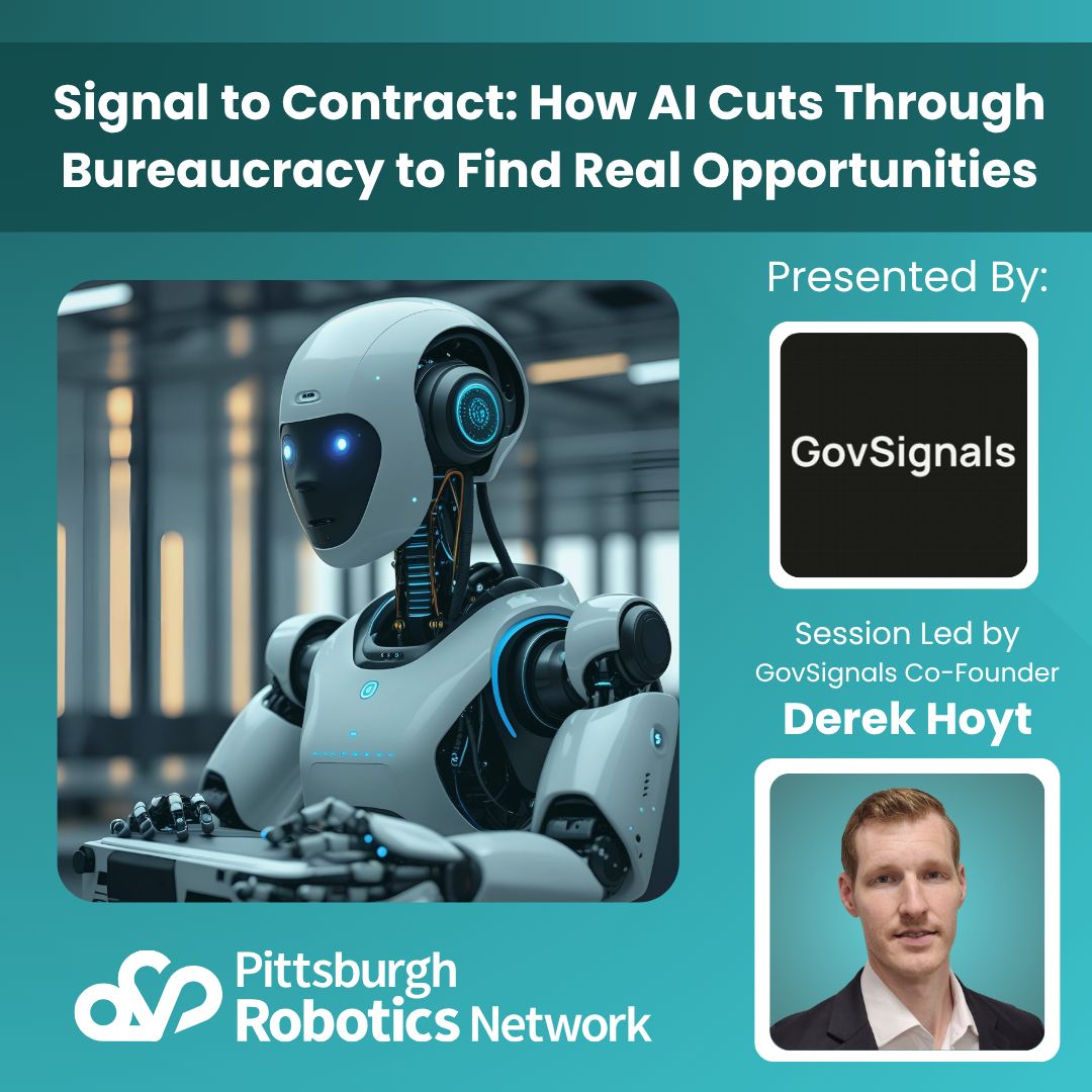 RoboPGH's tweet image. 🚨 Building frontier tech? Learn how AI is transforming access to public funding. Join Derek Hoyt (GovSignals, ex-DIA) for insider tips on winning gov contracts + grants.
🔗 Sign up now: buff.ly/QkXx9I0
#robotics #ai #grantwriting