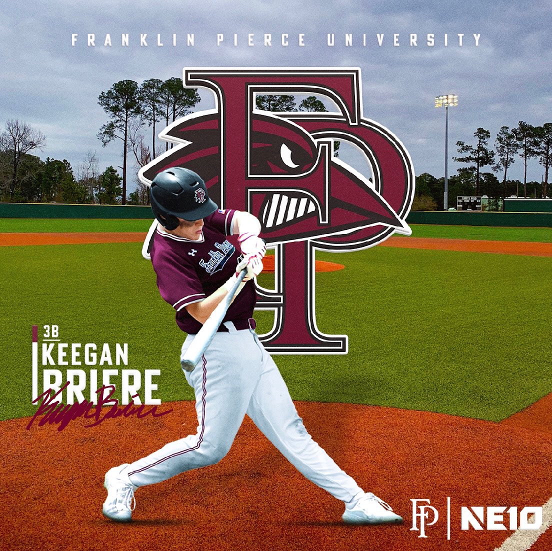 I am excited and blessed to announce my commitment to Franklin Pierce University to continue my athletic and academic career. I would like to thank my parents and my little brother for always being there for me. I would like to thank my teammates and friends at Chelmsford High
