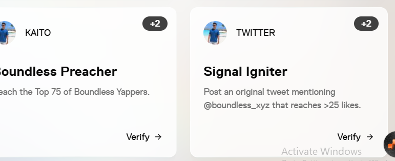 One of the task <a href="/boundless_xyz/">Boundless</a> needs to get 25 likes. anyone like my post now so that i can get 25 likes and complete the task.