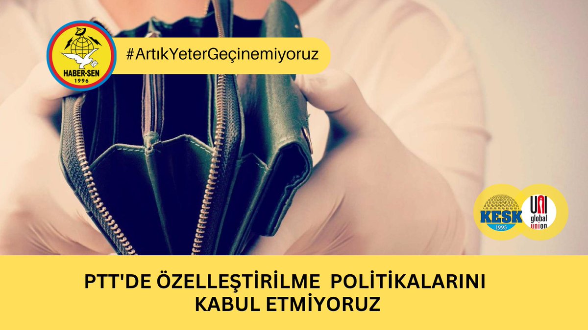 KESKHaberSen's tweet image. 7 Toplu Sözleşmede Sefalette Anlaştılar!
#ArtıkYeterGeçinemiyoruz!
PTT EMEKÇİLERİ ARTIK YETER DİYOR!
HAKLARINI İSTİYOR!