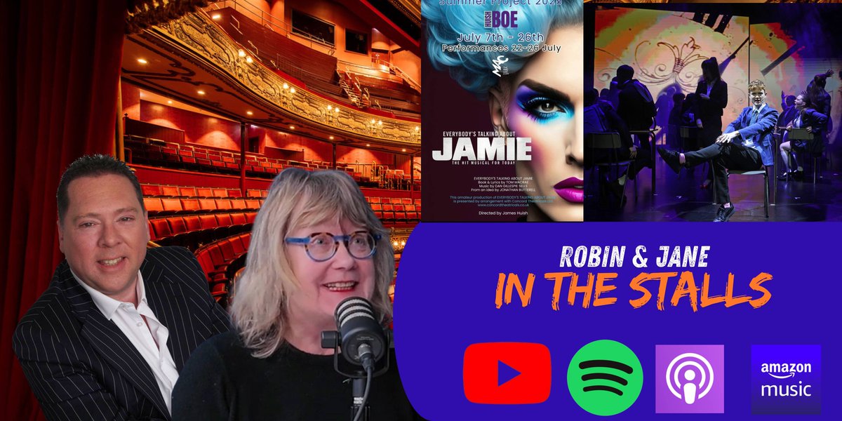 Robin Elliott (@robinelliott) on Twitter photo 🎭 NEW EPISODE: Robin & Jane are In The Stalls at The MAC, Belfast for Everybody’s Talking About Jamie!
Check out our latest review here - youtu.be/w57lULa5ftA
🎧 Spotify, Apple & all podcast platforms
#JamieAtTheMAC #NITheatre #InTheStalls <a href="/janeeliothardy/">Jane Hardy</a> 🎭 NEW EPISODE: Robin & Jane are In The Stalls at The MAC, Belfast for Everybody’s Talking About Jamie!
Check out our latest review here - youtu.be/w57lULa5ftA
🎧 Spotify, Apple & all podcast platforms
#JamieAtTheMAC #NITheatre #InTheStalls <a href="/janeeliothardy/">Jane Hardy</a>