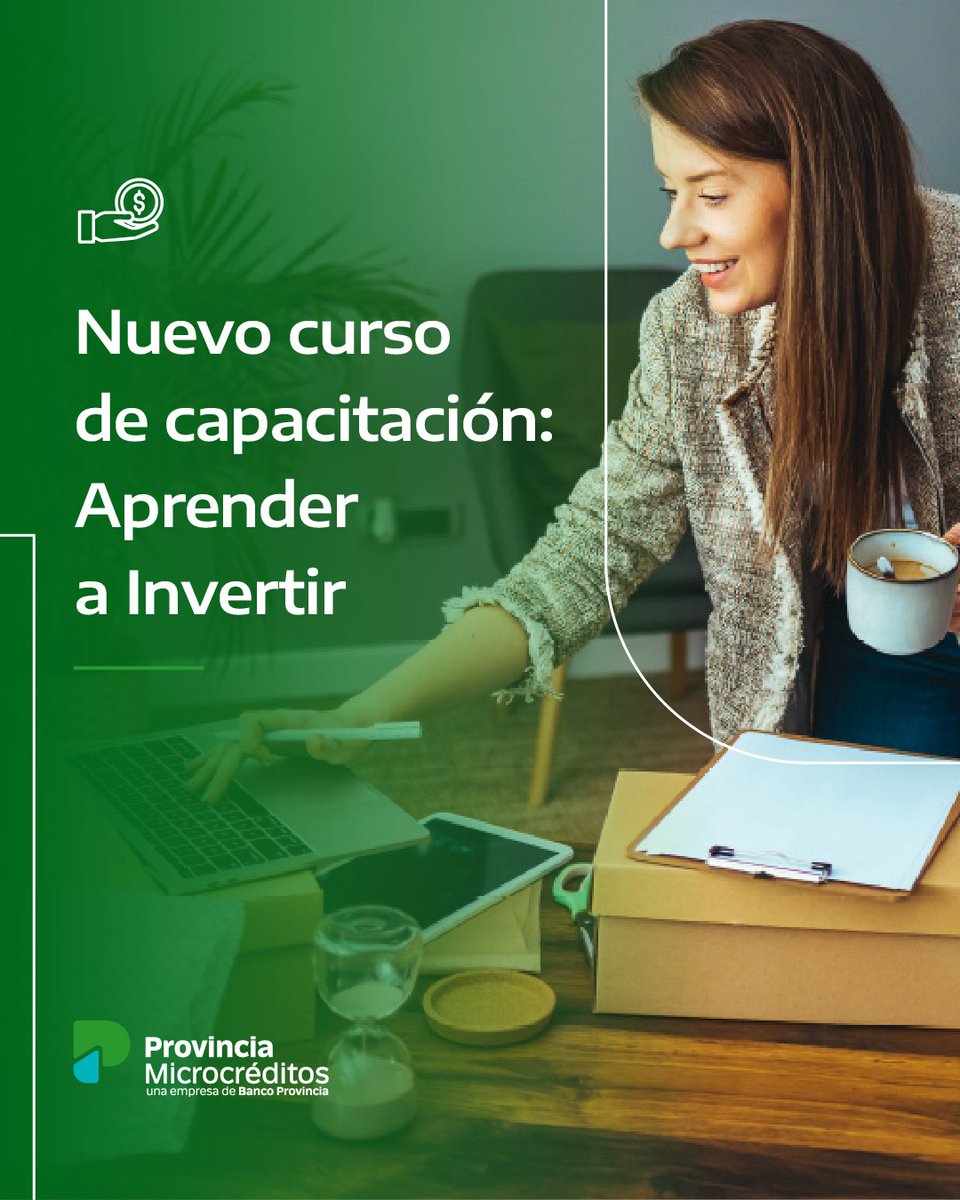 pMicrocreditos's tweet image. Lanzamos el segundo curso gratuito y virtual: "Aprender a Invertir", diseñado para acompañarte en la gestión de tus ahorros e inversiones de forma autónoma y segura. 💻
Este curso está dirigido a emprendedoras y emprendedores que quieren aprender a invertir, proteger sus…