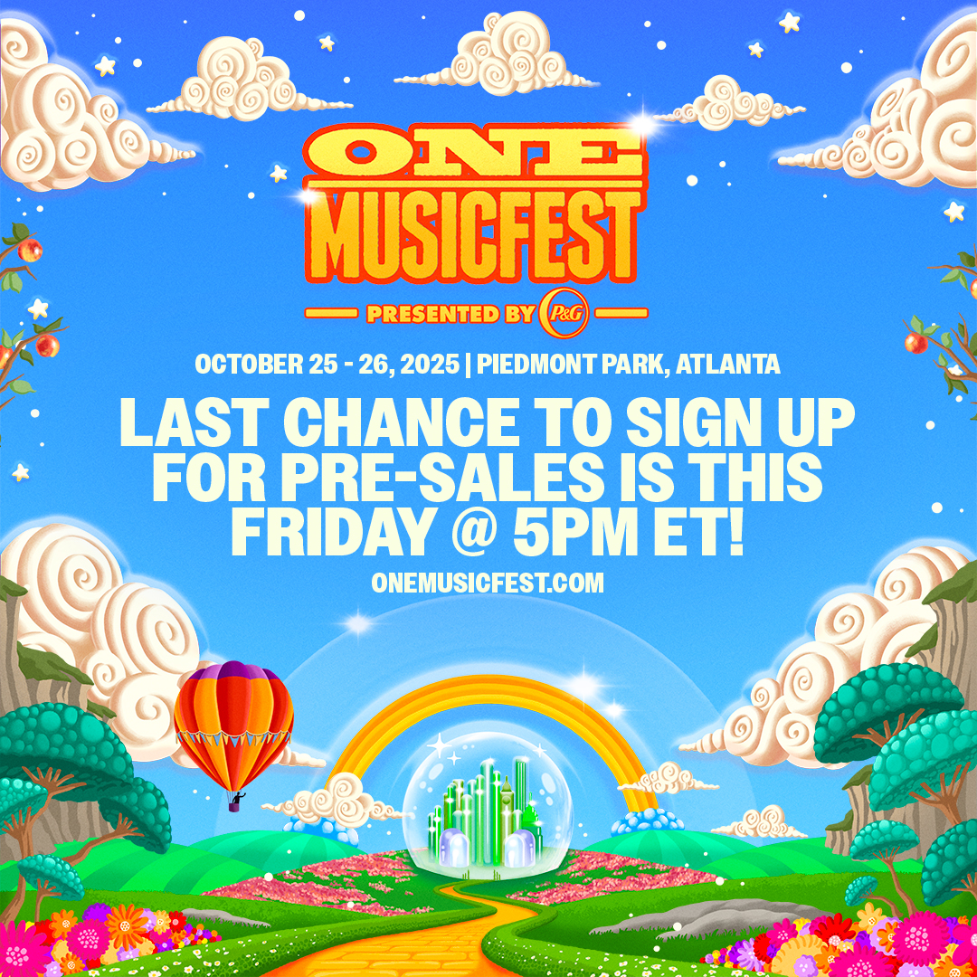 onemusicfest's tweet image. Pre-Sale Registration ENDS at 5pm TODAY‼️ Line Up Drops Next Week 🤗🫶 - mailchi.mp/onemusicfest/s…