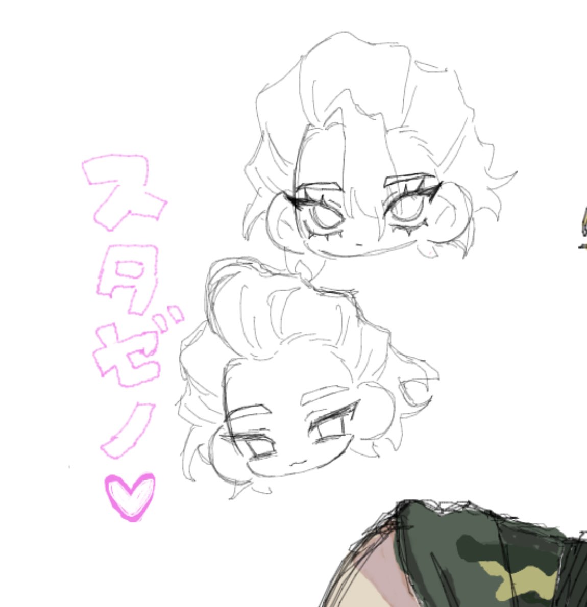 Su_i__04's tweet image. 絵チャ短髪🚬✖︎

＠c00_ill