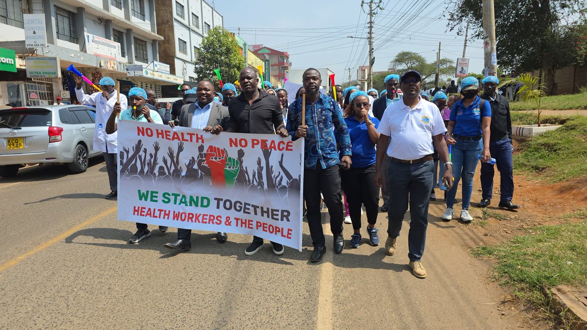 Davji's tweet image. The doctors' strike in Kiambu is not just legal, it is justified.
1. Delayed promotions.
2. Poor medical insurance.
3. Disregard for the court-affirmed right to strike.
4. Intimidation and threats of dismissal.
These are not isolated grievances. They are evidence of a deeper…