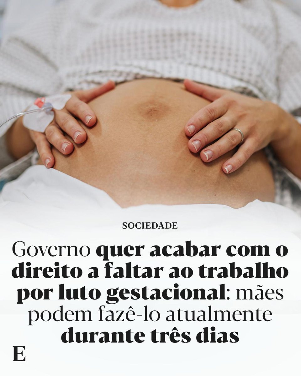 expresso's tweet photo. Atualmente, o Código do Trabalho prevê que a mãe pode gozar destes três dias quando não goza a licença por interrupção de gravidez. Saiba mais: https://t.co/WERYIDc0s7 https://t.co/svFlh5vscM