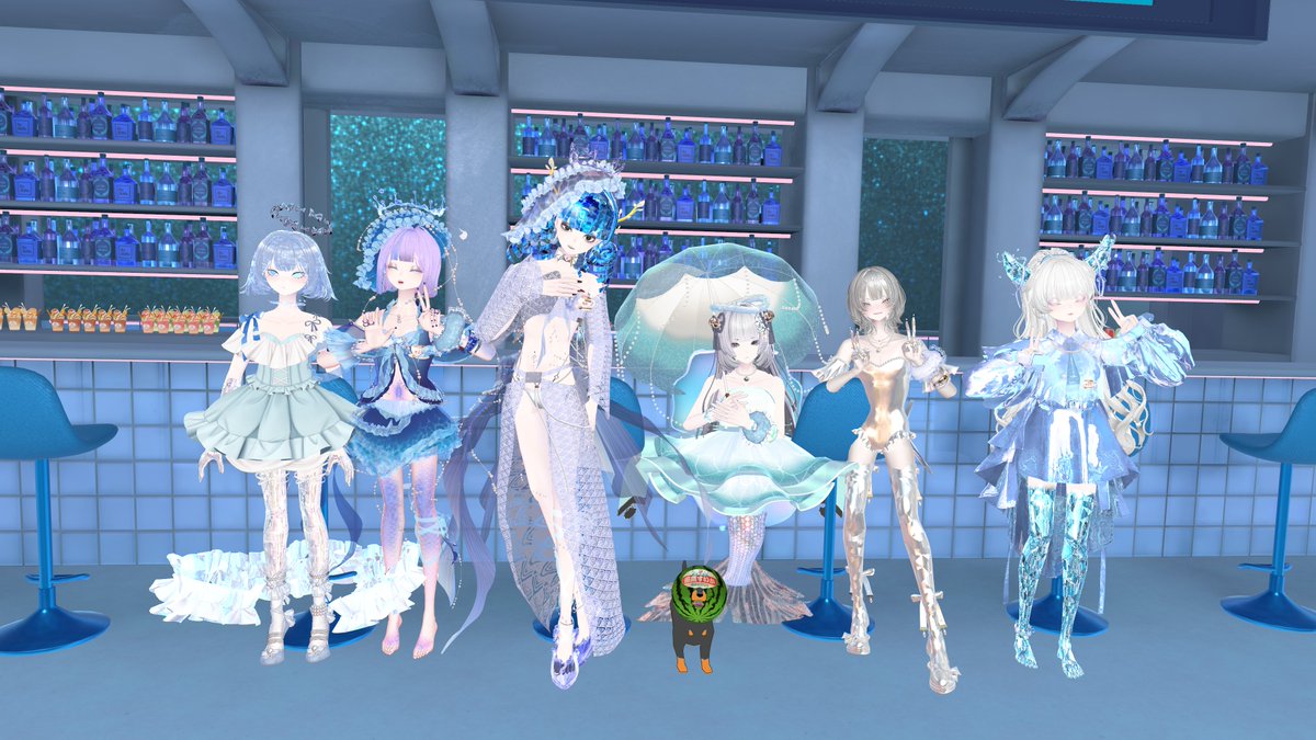 Julius_cafe2024's tweet image. #かふぇゆり ７月最後のマーメイド改変でした！