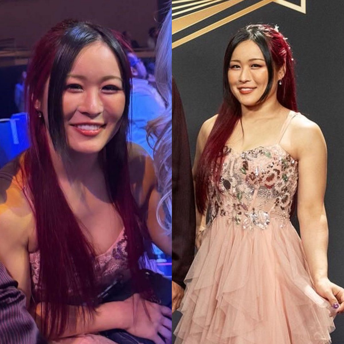 AjMania01's tweet image. Iyo genuinely looked like a princess at the 2025 Hall of Fame🤩