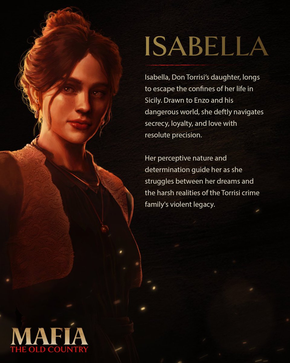 mafiagame's tweet image. Isabella longs for a life outside anyone's control—especially her father's.