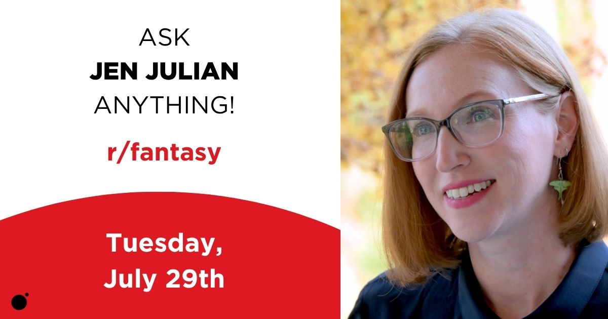orbitbooks's tweet image. Have a question for @jennicjul, author of RED RABBIT GHOST?
Save the date!
Tuesday, July 29th, you can ask her anything over on r/fantasy!