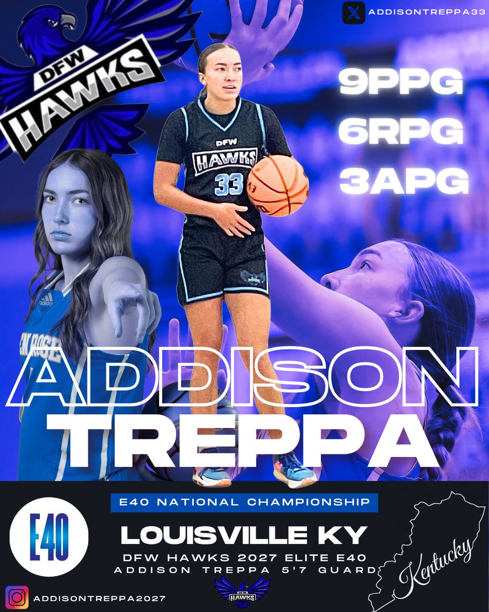 AddisonTreppa33's tweet image. E40 National Championships Runner up, that's a wrap for summer 25'. Junior year loading!! @IMCOMING_INC @Dfwhawks @GlenRoseGirlsBB