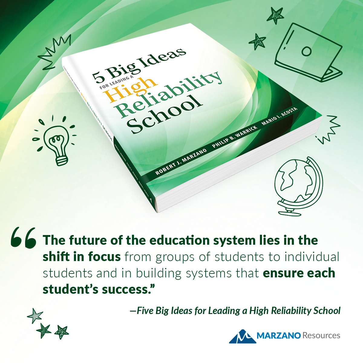 ✅Utilize practical tools to better apply the #HRS framework
✅Improve school culture, student achievement, &amp; organizational efficacy
✅Sustain highly effective school systems

Order your copy: bit.ly/3FVeVJK

#SchoolCulture #EducationReform #HighReliabilitySchools #CBE