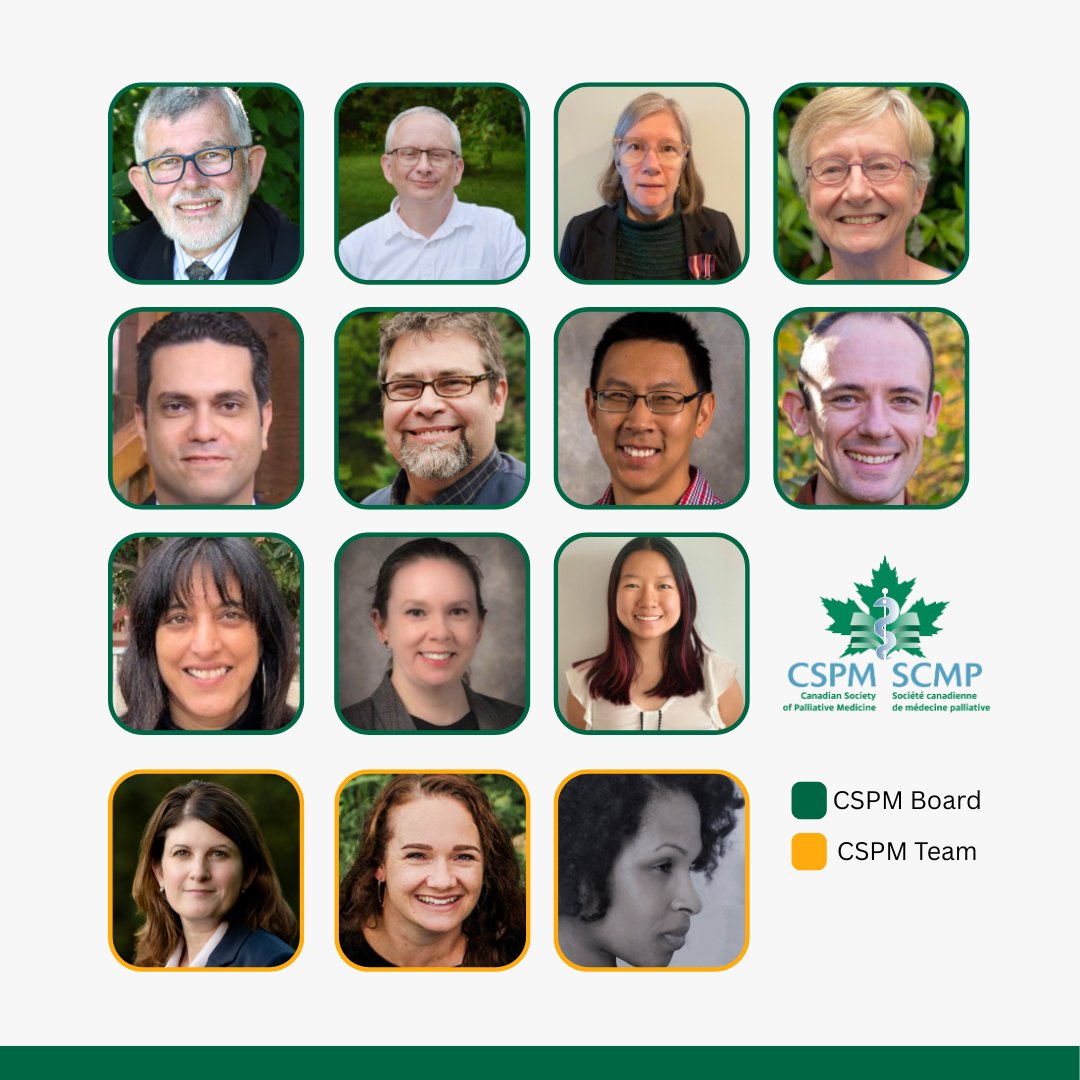 CSPM_SCMP's tweet image. New Board, New Us! Last month, we proudly introduced our 2025–2026 Board of Directors, a dynamic team of leaders from across the country committed to advancing the mission of CSPM and strengthening palliative medicine in Canada. Meet everyone here 👉 pallmed.ca/board/