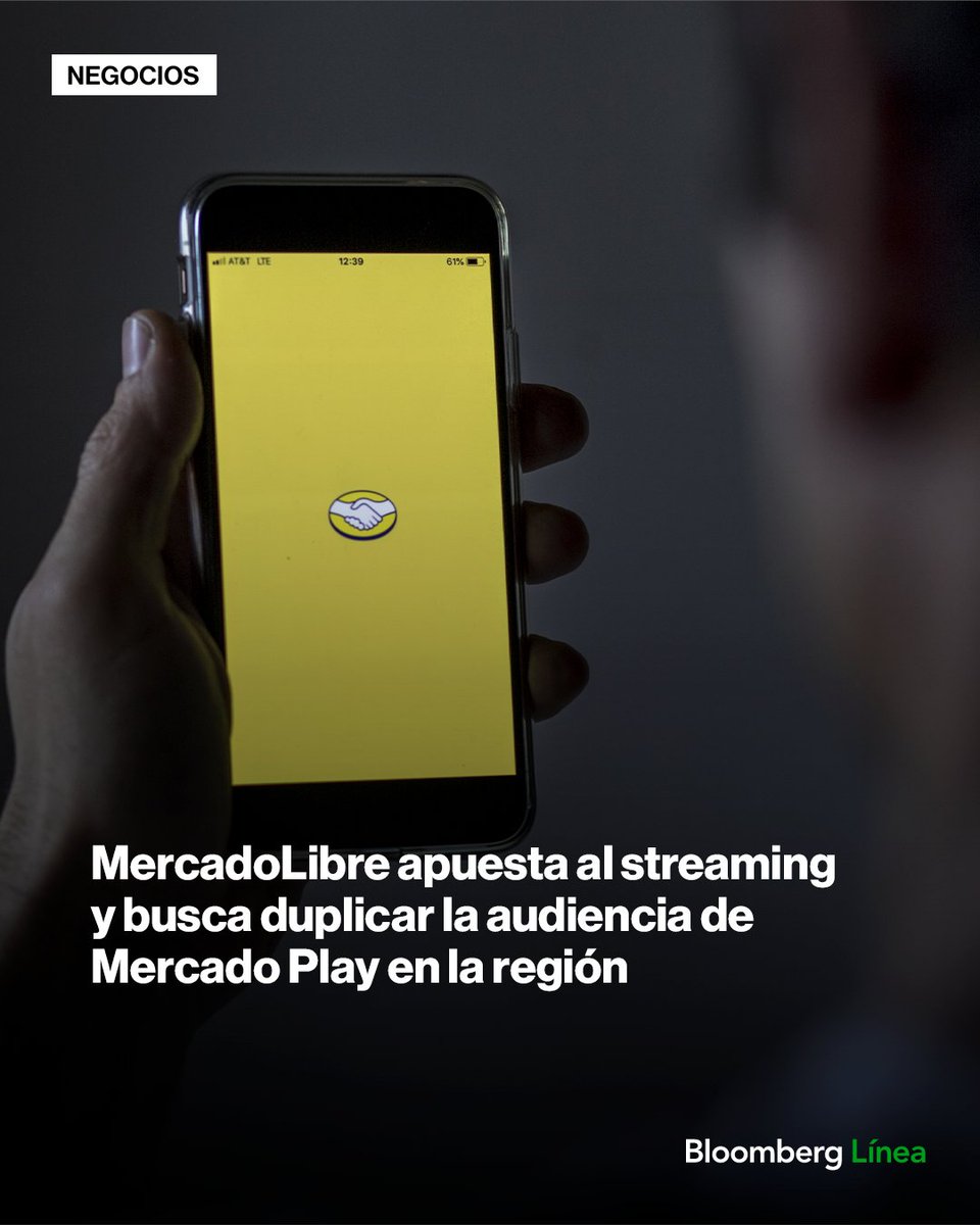 BloombergLineaA's tweet image. De ser el rey de las compras en línea a expandirse en el streaming: así es la nueva apuesta de MercadoLibre con su plataforma Mercado Play.
Te contamos más: bit.ly/3GR7Dr7
📸: Sarah Pabst/Bloomberg