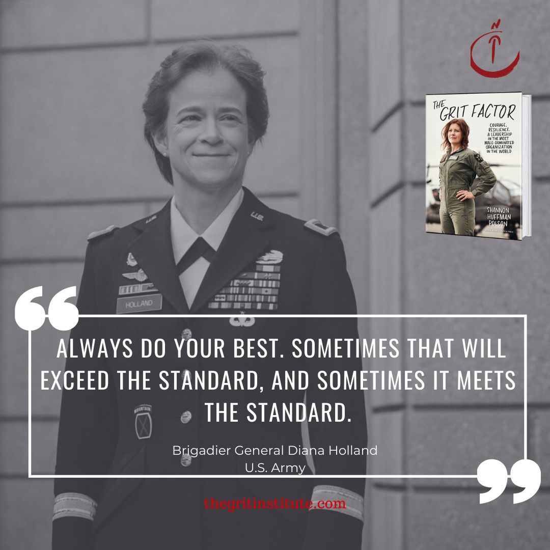 ABorderLife's tweet image. &quot;My personal philosophy is always do your best. Sometimes that will exceed the standard, and sometimes it meets the standard.&quot; Brigadier General Diana Holland, first woman commandant at the @USMA U.S. Army #leadership #grit