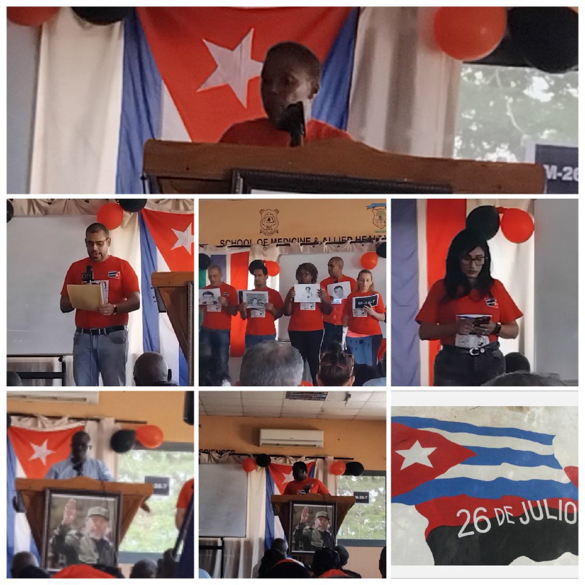 La brigada Médica de Gambia celebra  hoy el aniversario 70 del asalto al cuartel moncada.
<a href="/bmc_Gambia/">Yoana Machado</a> 
<a href="/Bmckanifing/">Kanifing</a>