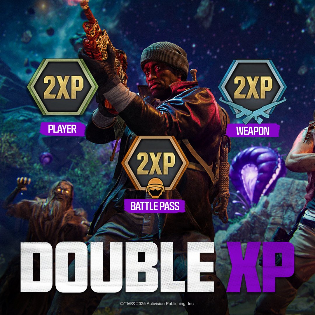 CallofDutyUK's tweet image. Level up with 2X Player, Weapon and Battle Pass XP this weekend in Call of Duty #Warzone and #BlackOps6 🔥🎮