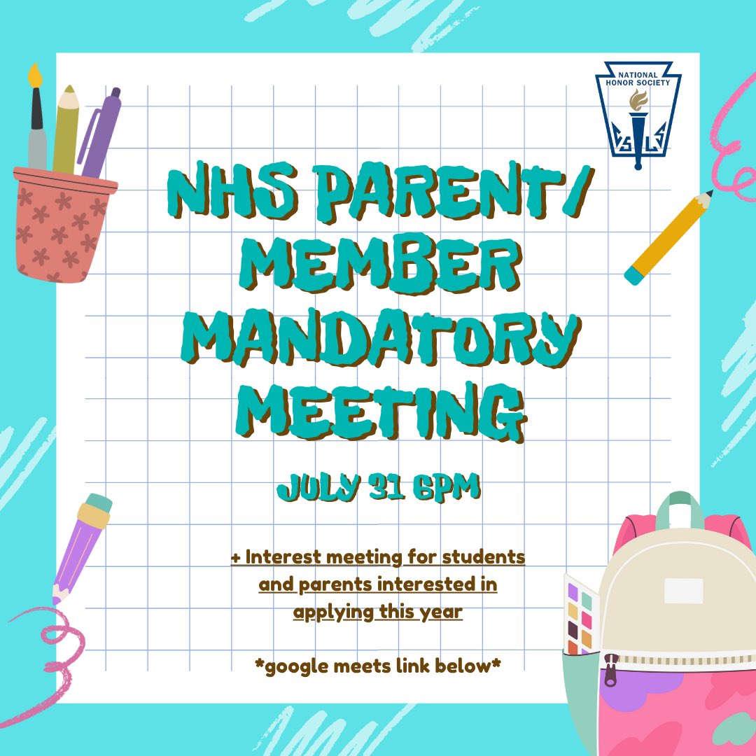 Hanks-NHS (@hanksnhs) on Twitter photo meet.google.com/esy-kper-kes
Interest and current member meeting! meet.google.com/esy-kper-kes
Interest and current member meeting!