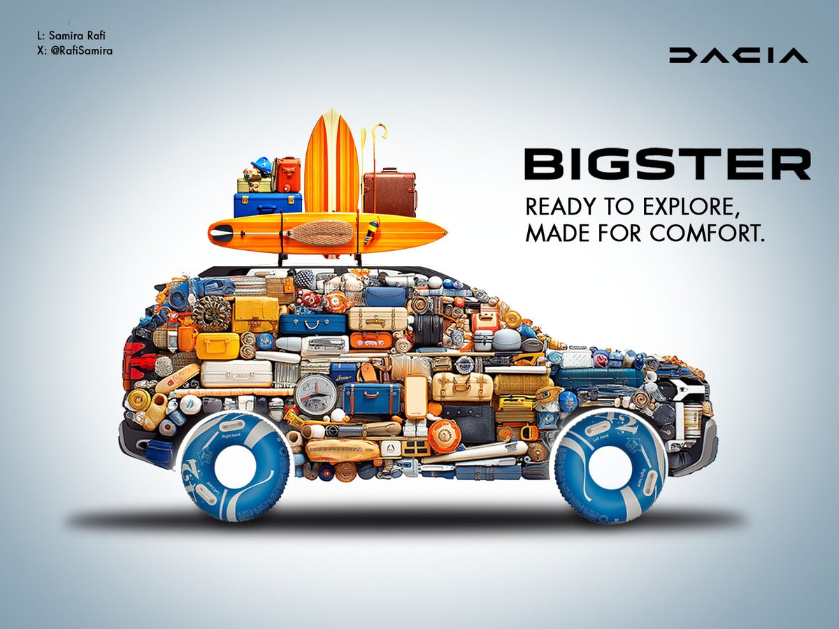 #Bigster
Ready to Explore,Made for Comfort.
<a href="/OneMinuteBriefs/">One Minute Briefs ⏱️</a>
<a href="/daciauk/">Dacia UK</a>