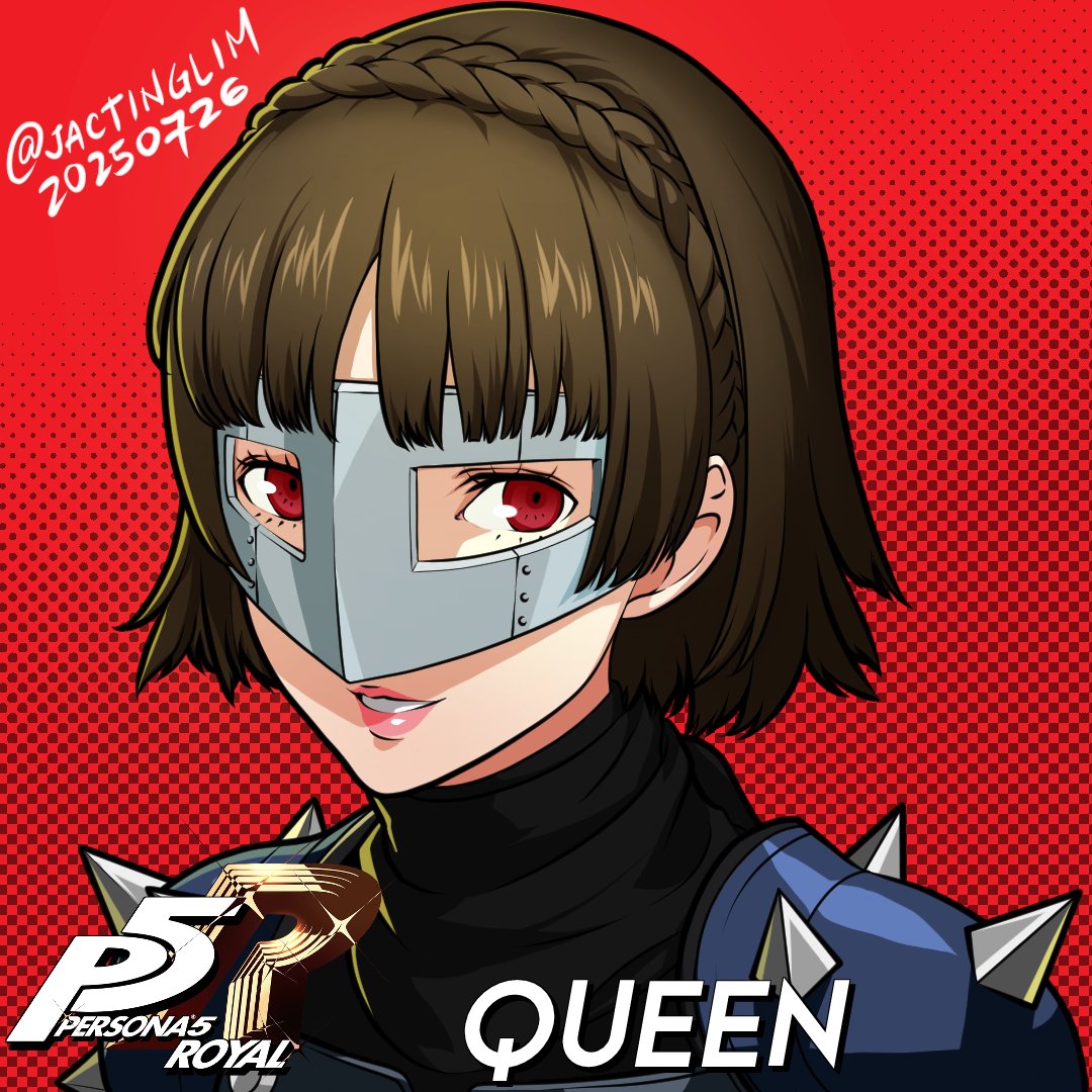 Next on my $7 headshots art commission #Persona5 series is Queen! Watch me stream #Persona5Royal on
<a href="/evawally12/">EvaWally🤖🤖</a> Sundays 10pm PH time!