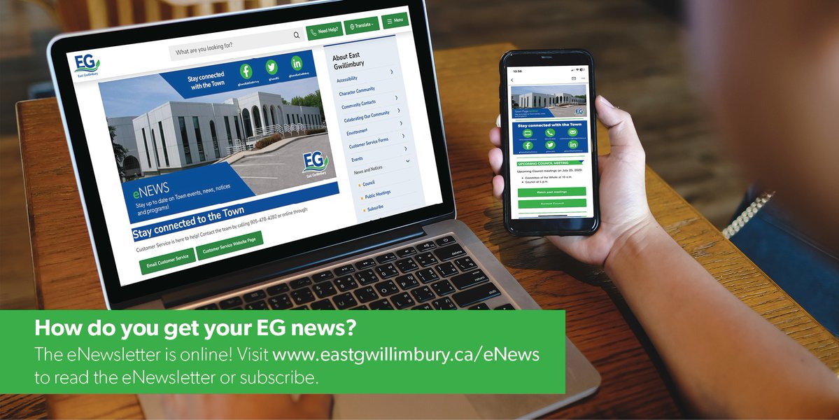 Check out what's happening in Town in this weeks #EG eNews! Learn about:
➡️Council Highlights
➡️Career Opportunities
➡️Active EG Memberships
🥧Artisan and Farmers Market
➡️Enhance EG
🎵Music Nights
➡️Carnaby Park Art
🥧Artisan and Farmers Market
💧Temporary Cooling Centres