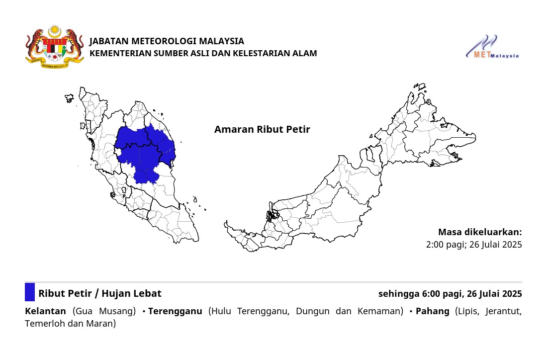 metmalaysia's tweet image. AMARAN RIBUT PETIR. ⛈⛈⛈
#ributpetirmetmalaysia
#metmalaysia
#NRES
#MalaysiaMadani