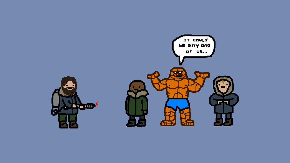 reallygoodpaint's tweet image. The Thing.