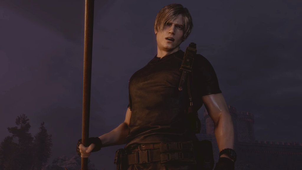 81194elf's tweet image. finally friday, about to spend it playing re4, thats right fam, this game is awesome