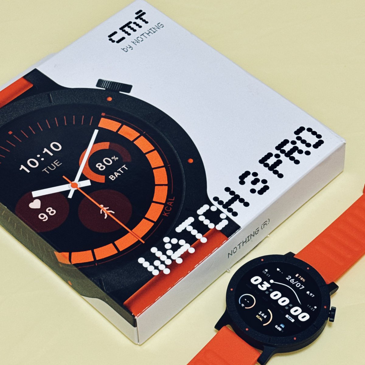 ikkou's tweet image. My new gear...

長らく使っていた Apple Watch から初めての CMF Watch 3 Pro に乗り換え！