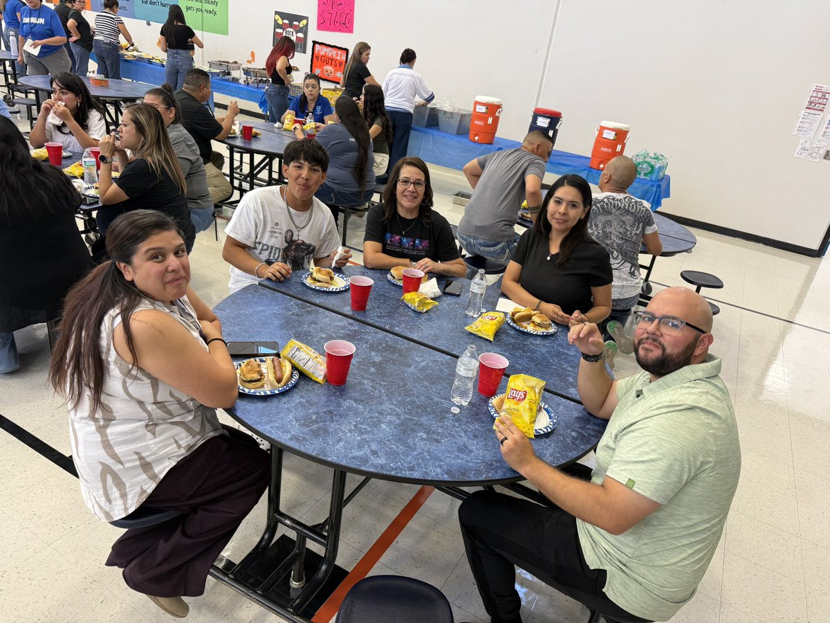 Family Cookout today for our teacher workday!!! ❤️ seeing our Drugan Dragons back!  #ALLIN #LeadLikeADragon