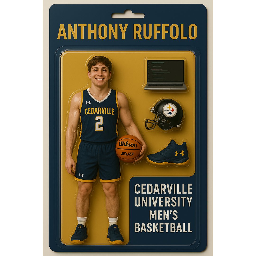 CedarvilleMBB's tweet image. #️⃣2️⃣ Anthony Ruffolo 😤
🚨Limited Edition - Get yours today🚨